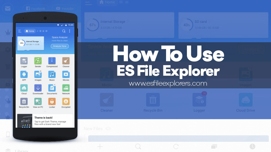 how to use es file explorer